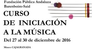 Curso de iniciación a la música en Granada