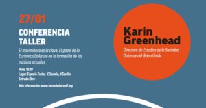 Conferencia-Taller con Karin Greenhead – 27 de enero
