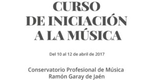 Curso de Iniciación a la Música en Jaén