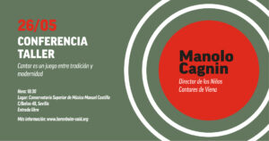 Conferencia-Taller con Manolo Cagnin