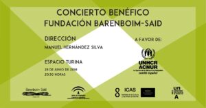 Concierto de clausura del curso 17/18 en beneficio de ACNUR