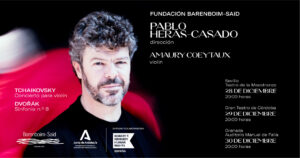 Pablo Heras-Casado dirige a la orquesta de la Fundación Barenboim-Said